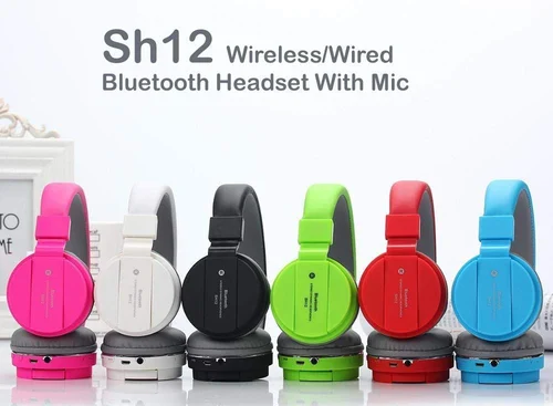 Sh 12 Wireless Bluetooth Headphone